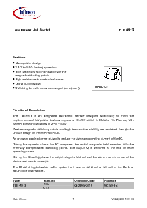 浏览型号TLE4913的Datasheet PDF文件第1页