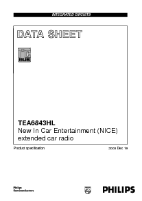 浏览型号TEA6843HL的Datasheet PDF文件第1页