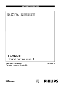 浏览型号TEA6324T的Datasheet PDF文件第1页