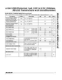 浏览型号MAX3243EEWI的Datasheet PDF文件第3页