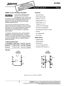 浏览型号EL2020的Datasheet PDF文件第1页