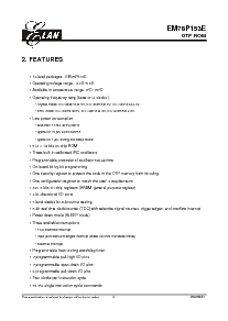 浏览型号EM78P153EP的Datasheet PDF文件第2页