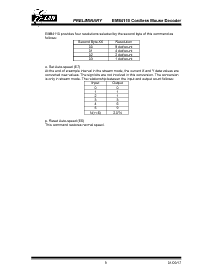浏览型号EM84110的Datasheet PDF文件第9页