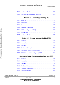 浏览型号MC68HC08AZ32AMFU的Datasheet PDF文件第11页