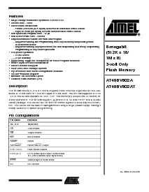 浏览型号AT49BV802AT-70TI的Datasheet PDF文件第1页