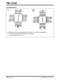 浏览型号PIC17C42AT-25I/JW的Datasheet PDF文件第2页