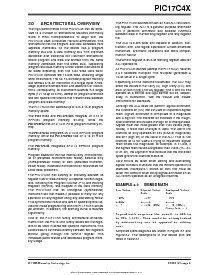 浏览型号PIC17C42AT-25I/JW的Datasheet PDF文件第9页