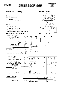 浏览型号2MBI300F-060的Datasheet PDF文件第1页