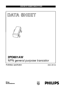 浏览型号2PD601AW的Datasheet PDF文件第1页