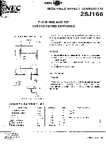 浏览型号2SJ166的Datasheet PDF文件第1页