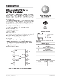 浏览型号MC100EPT21D的Datasheet PDF文件第1页