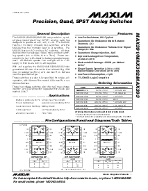 浏览型号MAX391ESE的Datasheet PDF文件第1页