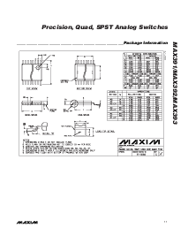 浏览型号MAX391ESE的Datasheet PDF文件第11页
