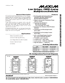 浏览型号MAX4582ESE的Datasheet PDF文件第1页