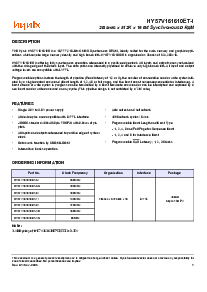浏览型号HY57V161610ET-15I的Datasheet PDF文件第1页