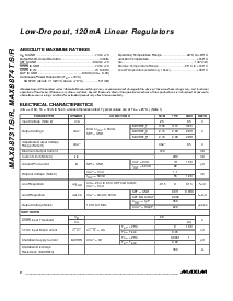 浏览型号MAX8873TEUK-T的Datasheet PDF文件第2页