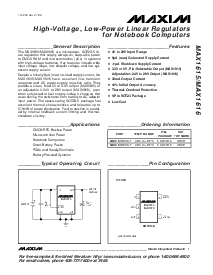 浏览型号MAX1615EUK-T的Datasheet PDF文件第1页