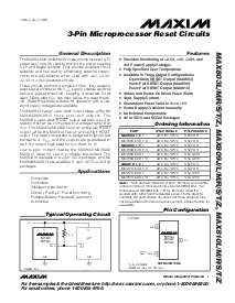 浏览型号MAX809TEUR-T10的Datasheet PDF文件第1页