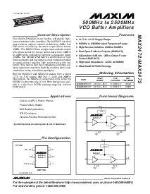 浏览型号MAX2473EUT-T的Datasheet PDF文件第1页
