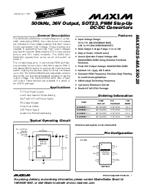 浏览型号MAX5025EUT-T的Datasheet PDF文件第1页