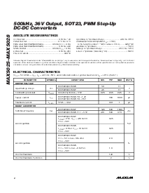 浏览型号MAX5025EUT-T的Datasheet PDF文件第2页