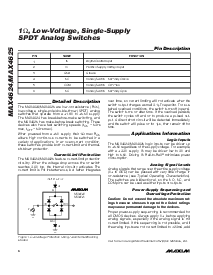 浏览型号MAX4624EUT-T的Datasheet PDF文件第6页