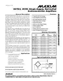 浏览型号MAX4460EUT-T的Datasheet PDF文件第1页