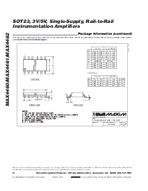 浏览型号MAX4460EUT-T的Datasheet PDF文件第20页