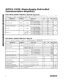 浏览型号MAX4460EUT-T的Datasheet PDF文件第6页
