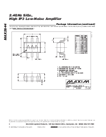 浏览型号MAX2644EXT-T的Datasheet PDF文件第8页