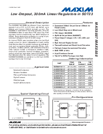 浏览型号MAX8887EZK33-T的Datasheet PDF文件第1页