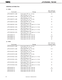 浏览型号UPD70208HGF-20-3B9的Datasheet PDF文件第2页