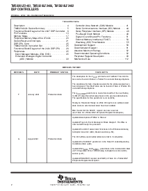 浏览型号TMS320LF2407PGE的Datasheet PDF文件第2页