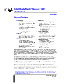 浏览型号TE28F320J3C的Datasheet PDF文件第1页