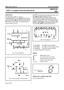 浏览型号HEF4511BT的Datasheet PDF文件第2页