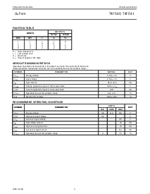 浏览型号74F540的Datasheet PDF文件第4页