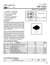 浏览型号IRF7303的Datasheet PDF文件第1页