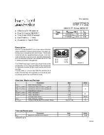 浏览型号IRF7752的Datasheet PDF文件第1页