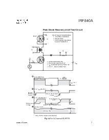 浏览型号IRF840A的Datasheet PDF文件第7页