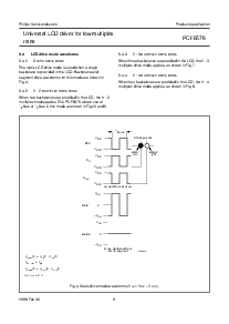 浏览型号PCF8576的Datasheet PDF文件第9页