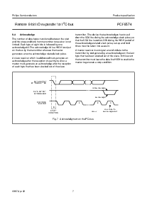 浏览型号PCF8574的Datasheet PDF文件第7页