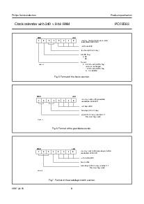 浏览型号PCF8583的Datasheet PDF文件第8页