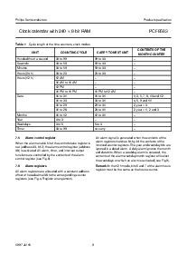 浏览型号PCF8583的Datasheet PDF文件第9页