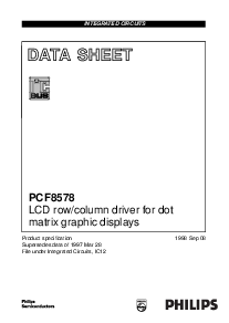 浏览型号PCF8578H的Datasheet PDF文件第1页