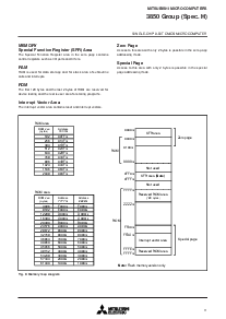 浏览型号M38507F8FP的Datasheet PDF文件第11页