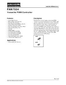 浏览型号FAN7554的Datasheet PDF文件第1页