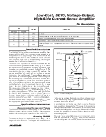 浏览型号MAX4073FAUT-T的Datasheet PDF文件第7页