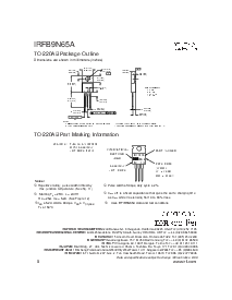 浏览型号IRFB9N65A的Datasheet PDF文件第8页