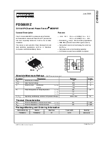 浏览型号FDS6681Z的Datasheet PDF文件第1页