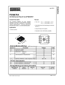 浏览型号FDS6678A的Datasheet PDF文件第1页